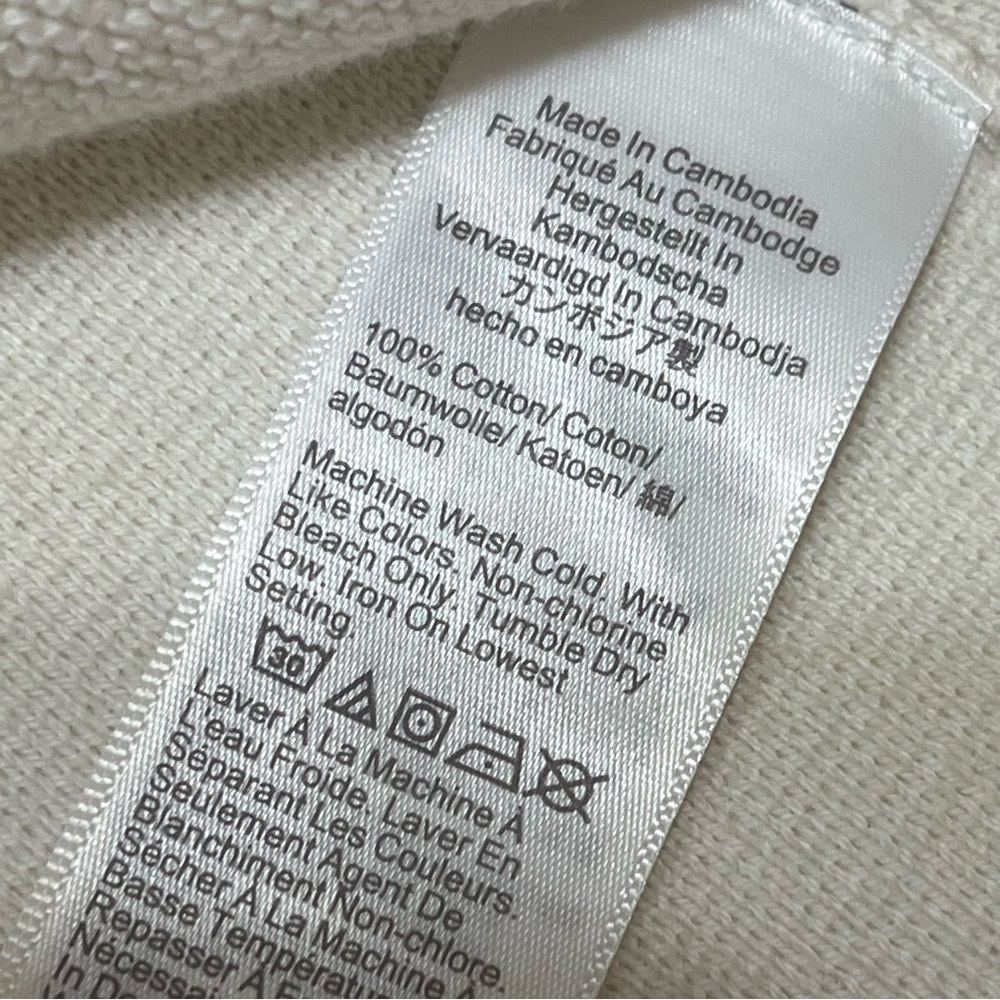 J. Crew Factory Schoolboy Sweater Blazer Ivory Single Button Women’s Large - Picture 9 of 10